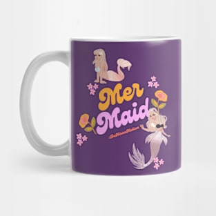 The Maven Medium- MerMaid Floral Mug